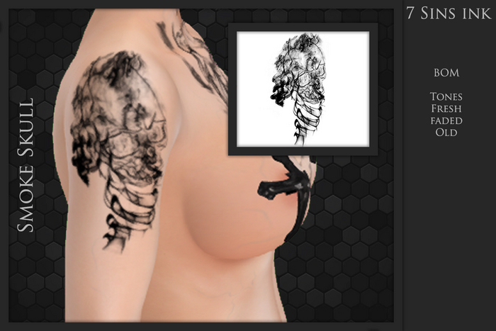 7SI Arm Smoke Skull