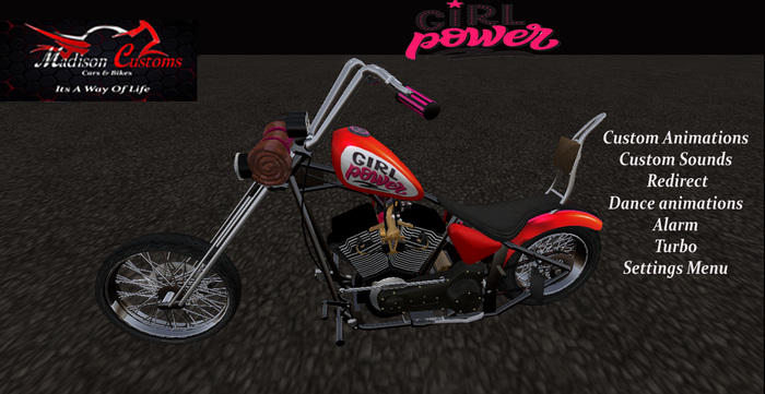 Motorcycle Girl Power