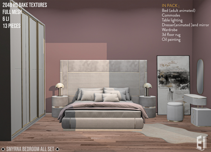 Smyrna  Bedroom Fatpack Set 50 LI  / [Erfe Design]