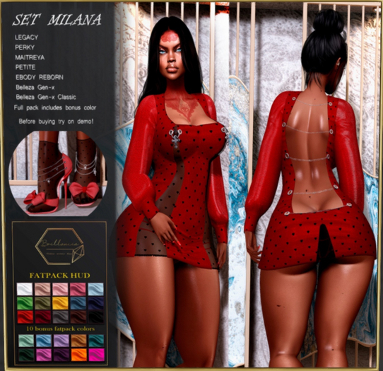 RARE#5. Brillancia - Set Milana PINK