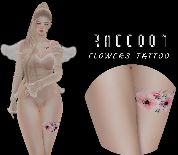 RACCOON_flowers v2