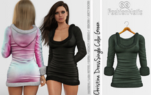 Christina Dress Green - Maitreya, Petite, Kupra Original, Legacy, Nerido, Reborn, Reborn Juicy - FashionNatic
