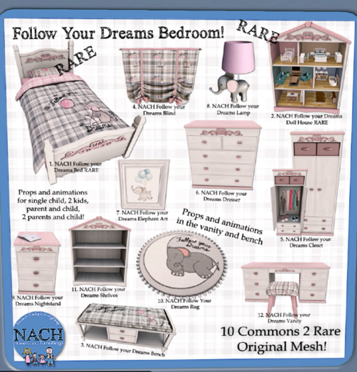 10. NACH Follow Your Dreams Rug