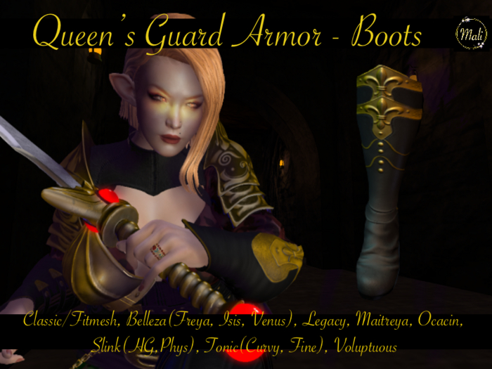 -.M.- QGA - Gothica - Boots -.M.-