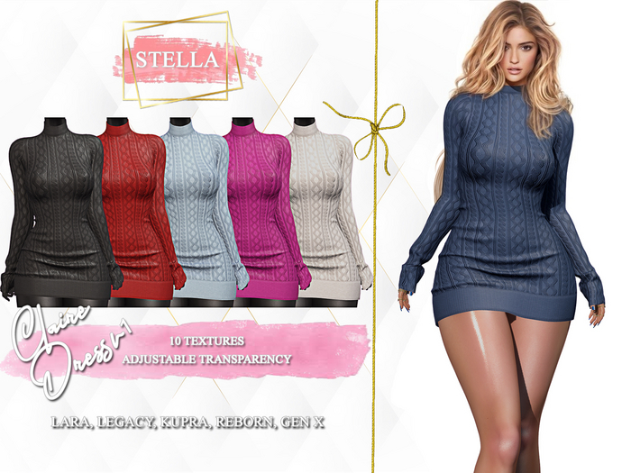 {ST} Claire Dress v1 *FATPACK*