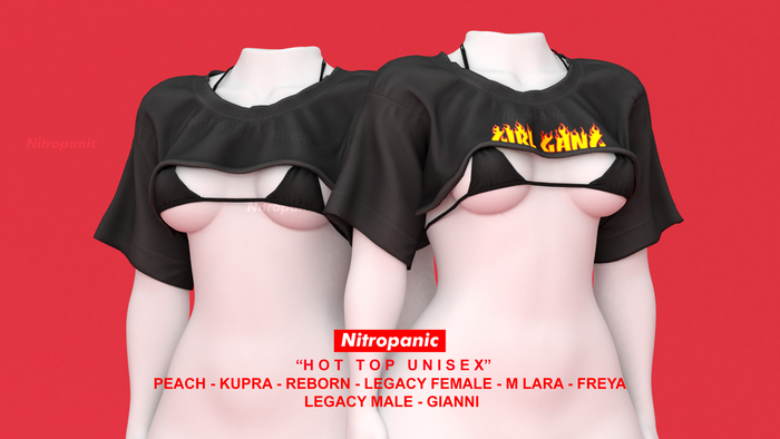 Nitropanic_HOT TOP BLACK UNISEX (ADD)