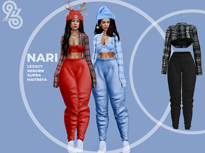 Four23 Nari Set Black