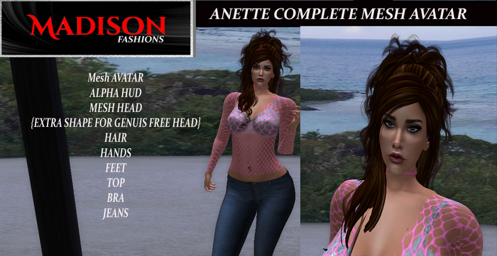 Complete Mesh Avatar Anette