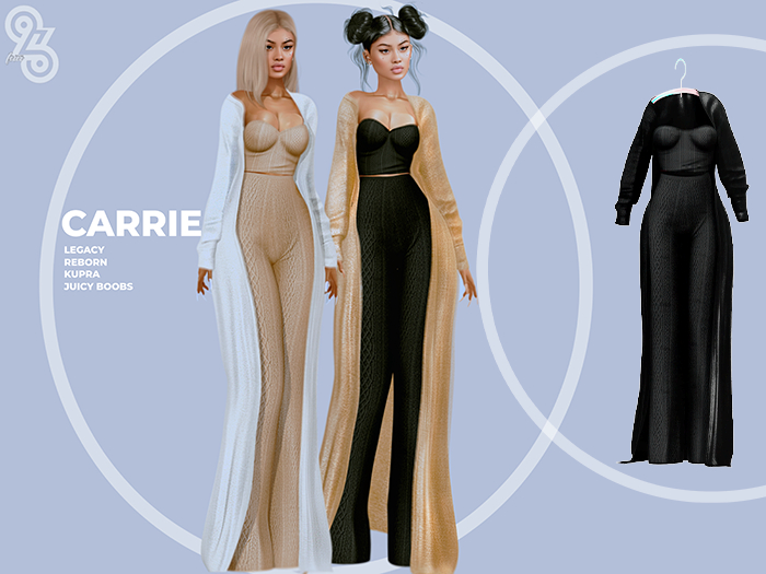 Four23 Carrie Set Black