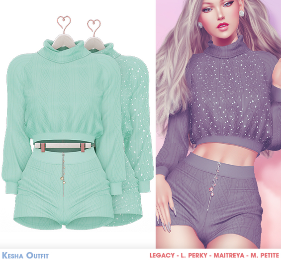 .Safira. Keesha Outfit Mint