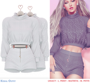 .Safira. Keesha Outfit White