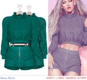 .Safira. Keesha Outfit Teal