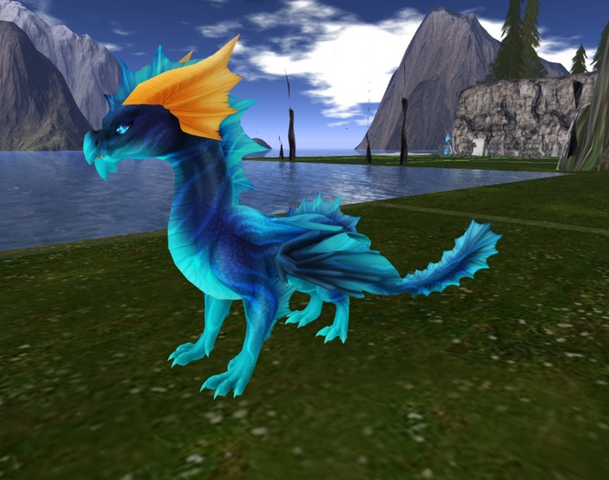 Mystical Creatures Dragons : Tranquil Waters 4T Ceondet Horn Dragoness - OPA