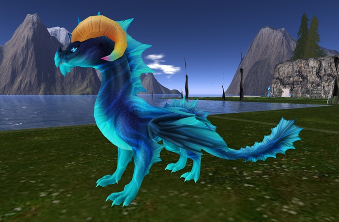 Mystical Creatures Dragons : Tranquil Waters 4T Zenith Pr Horn Dragoness - OPA