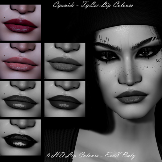! Cyanide - Tylee Lip Colours Demo