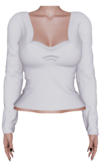 Limited Addiction - Cera Tops - White