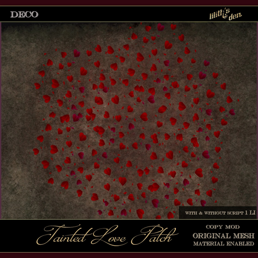 Lilith's Den  - Tainted Love Patch *