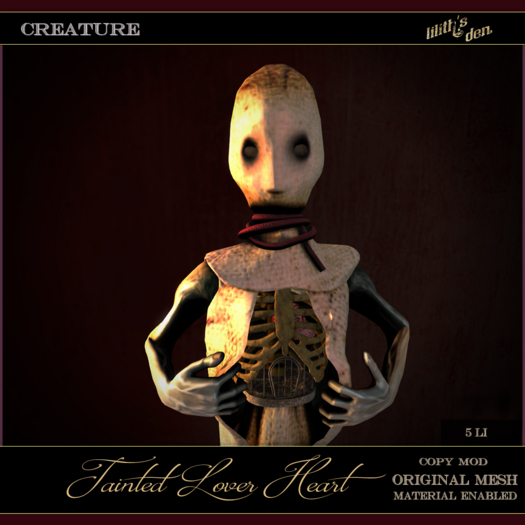 Lilith's Den - Tainted Lover Heart *
