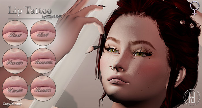 FORMME. Lip Tattoos Pack