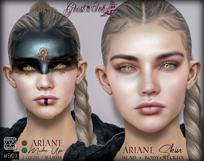 (Ghost' Ink) ARIANE  COMBO FATPACK