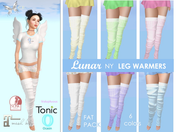 ``***{E.D. LUNAR NEW YEAR FAIRY LEG WARMERS FITMESH fat pack