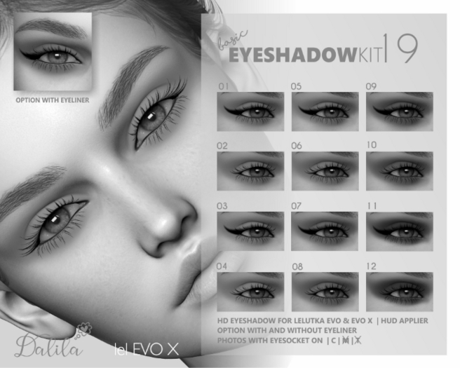 DEMO Kit Basic Eyeshadow 19