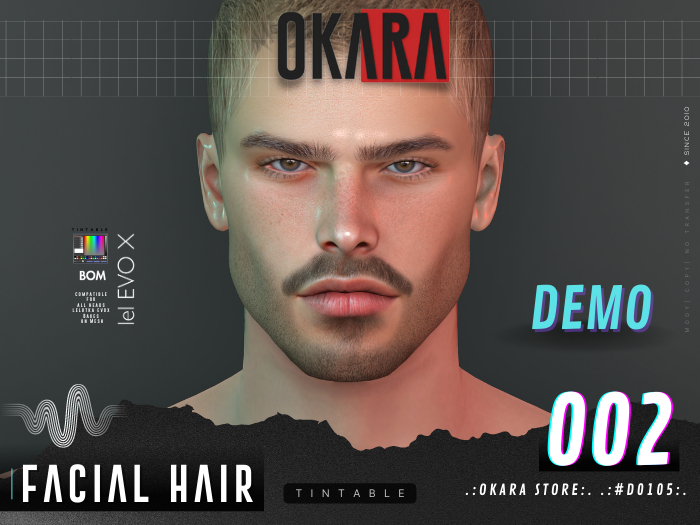 .:OKARA:. #D0105:. 002 - [DEMO]-BEARD- 2K23 -BOM- evoX