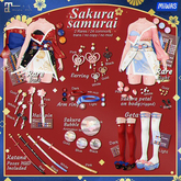 MIWAS / Sakura samurai Earring #Gold