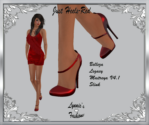 JUST HEELS RED UNPACK