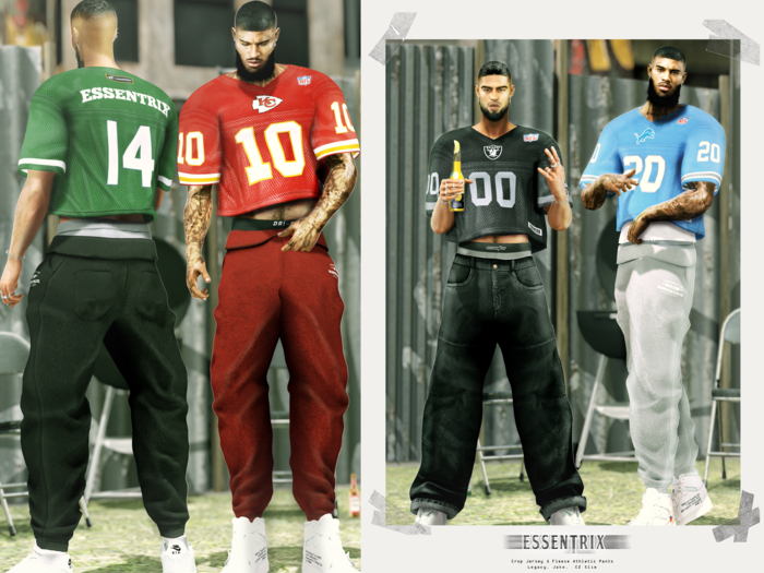 -ESSENTRIX-. Fleece Athletic Pants FP