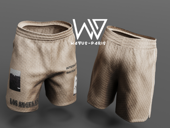 Short Beige Frames LS