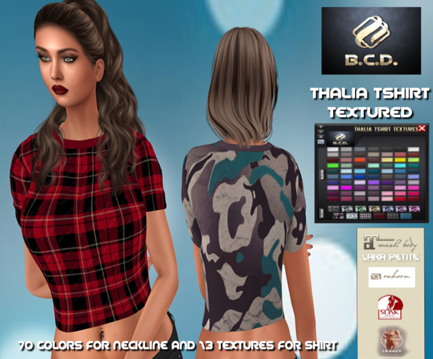 BCD Thalia Tshirt Textured DEMOS