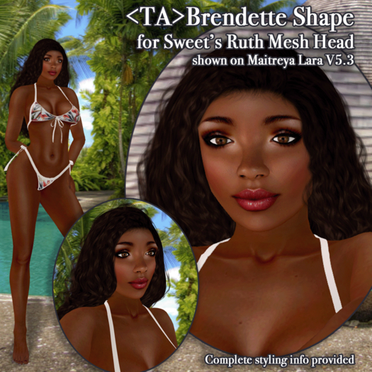 <TA>Brendette Shape for Sweet's Ruth Head (Copy/Mod)