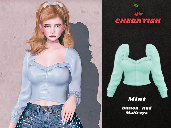 ::CHERRYISH:: Aileen Top - Mint