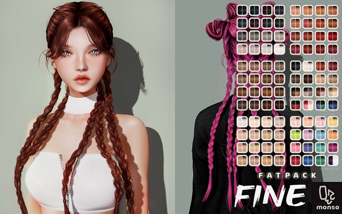 [monso] Fine Hair /Fatpack