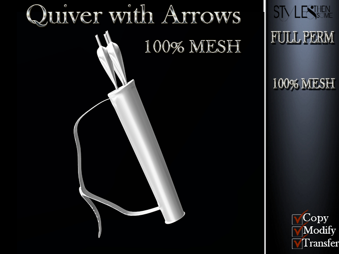 STYLES -Quiver with Arrows Mesh 100%  FULL PERM