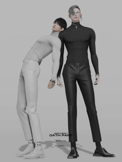 [Dope+Mercy]Oath Pants_Gray (ADD)