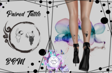 - MicRo - Paired Tattoos Moon Cats