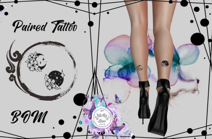 - MicRo - Paired Tattoos Two moons