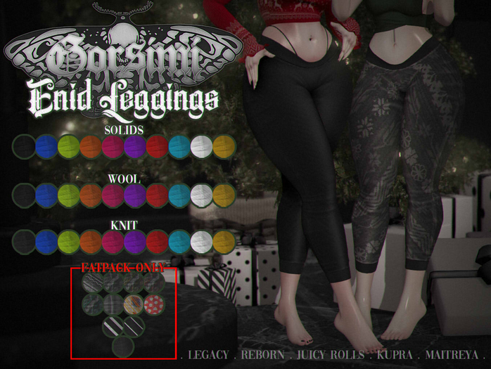 - Gorsimi - Enid Leggings (KNIT)