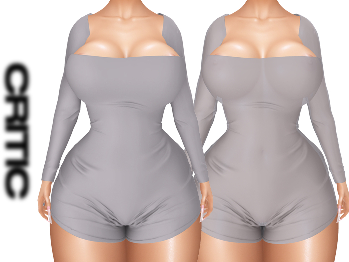!CRITIC Stas Romper - Grey
