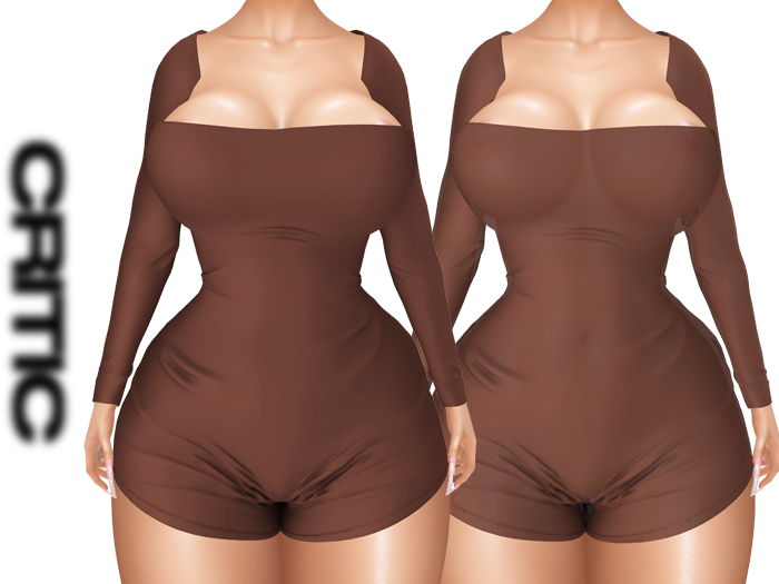 !CRITIC Stas Romper - Brown