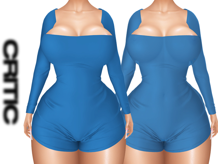 !CRITIC Stas Romper - Blue