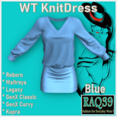 [R39] WT KnitDress-Blue