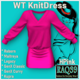 [R39] WT KnitDress-HPink