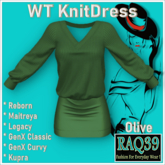 [R39] WT KnitDress-Olive