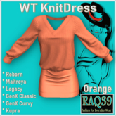 [R39] WT KnitDress-Orange