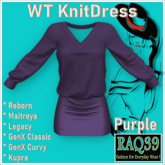 [R39] WT KnitDress-Purple