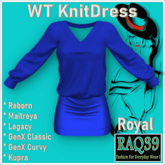 [R39] WT KnitDress-Royal
