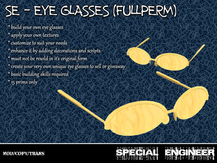 SE - Eye Glasses (Full Perm) (Boxed)